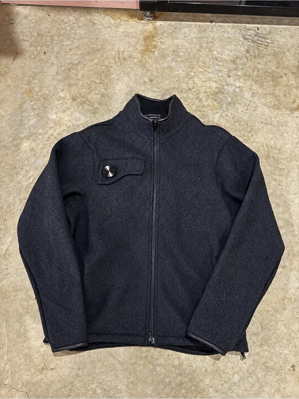 Vuja De Wool Zip-Up Jacket